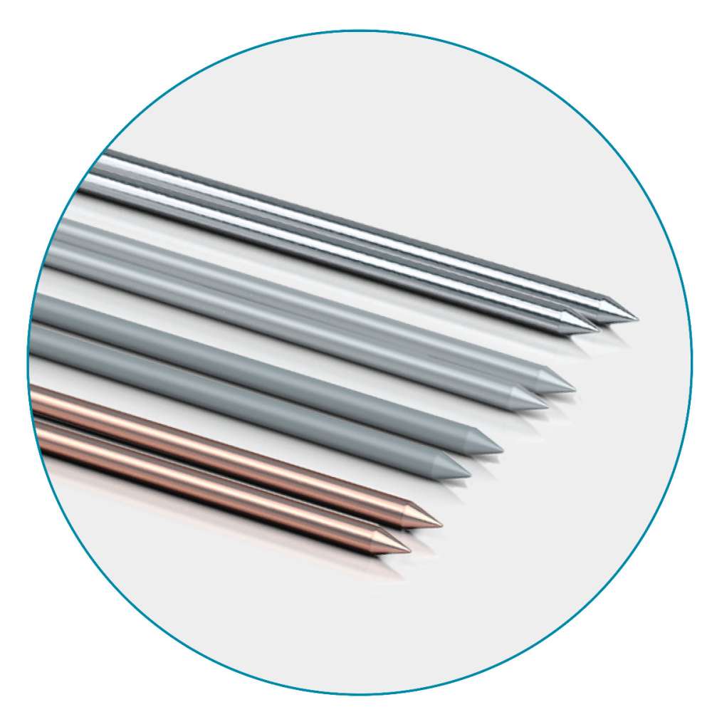 Colloimed 4er-Set Elektroden für kolloidales Silber, Kupfer, Magnesium und Zink