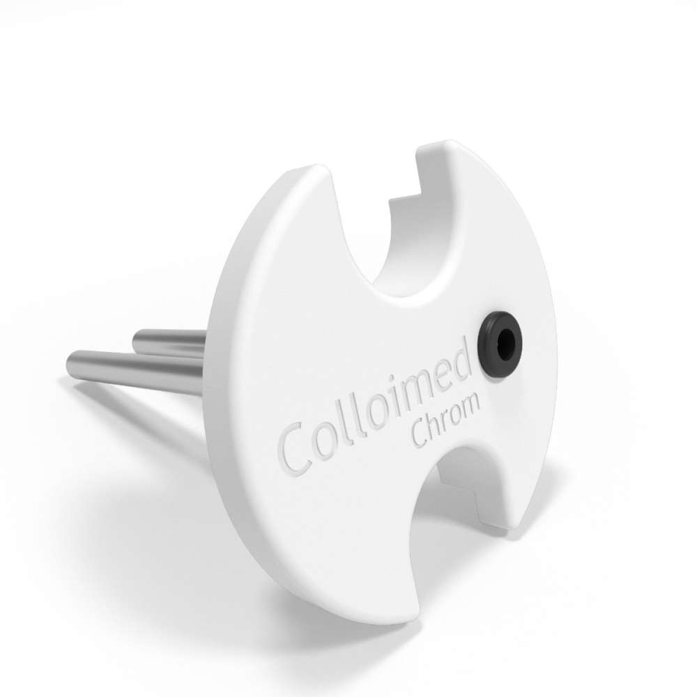 Colloimed Chromektroden XXL zur Herstellung von kolloidalem Chrom für CM1000 und CM2000 Kolloidgenerator - Chromgehalt: Cri 99,99% - Nutzbare Länge 8 x 92 mm, Nebenwirkungen, Sicherheit, Haustiere