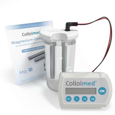 Colloimed Magnesiumektroden XXL zur Herstellung von kolloidalem Magnesium für CM1000 und CM2000 Kolloidgenerator - Magnesiumgehalt: Mg 99,99% - Nutzbare Länge 8 x 92 mm, Anwendung, Produktion, Herstellung