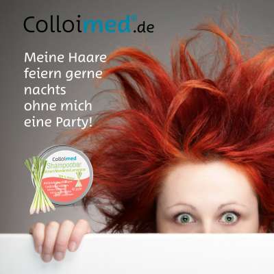 Colloimed Shampoobar Silizium - Meine Haare feiern gerne nachts ohne mich eine Party!