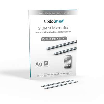 Colloimed Silberelektroden zur Herstellung von kolloidalem Silber 2,5mm x 140mm für Cevat, Maximus Kolloidgenerator, Hersteller,  Produzent,  Anbieter, Lieferant,  Erzeuger
