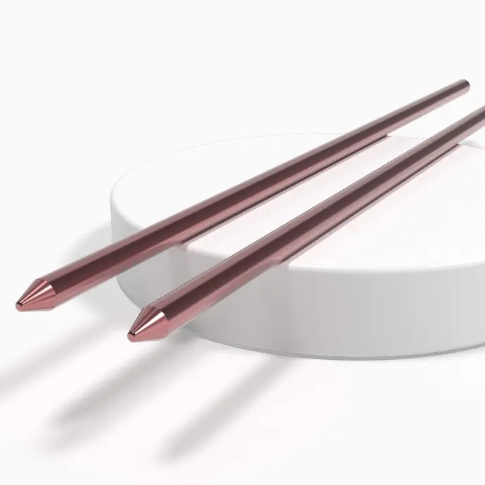 Kupferelektroden (Paar) mit angespitzten Enden für passgenaues Einsetzen