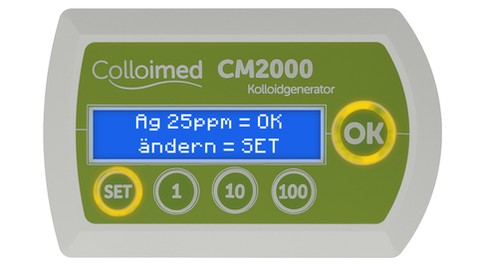 Restart-Funktion des CM2000 nach Stromausfall CM2000 Anzeige beim Neustart nach einer Stromunterbrechung