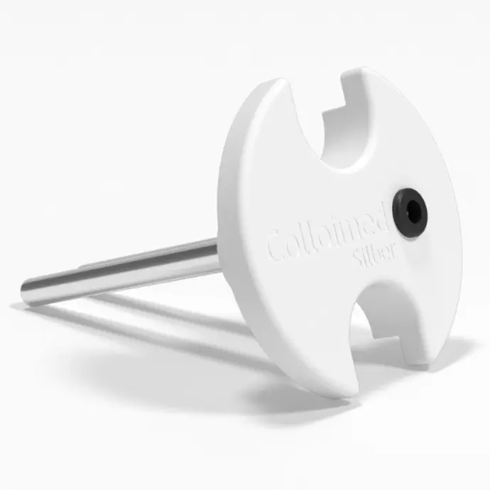 Colloimed Silber-Elektroden XXL – zertifiziert für Lebensmittelkontakt nach EU-Richtlinie 2002/72/EC