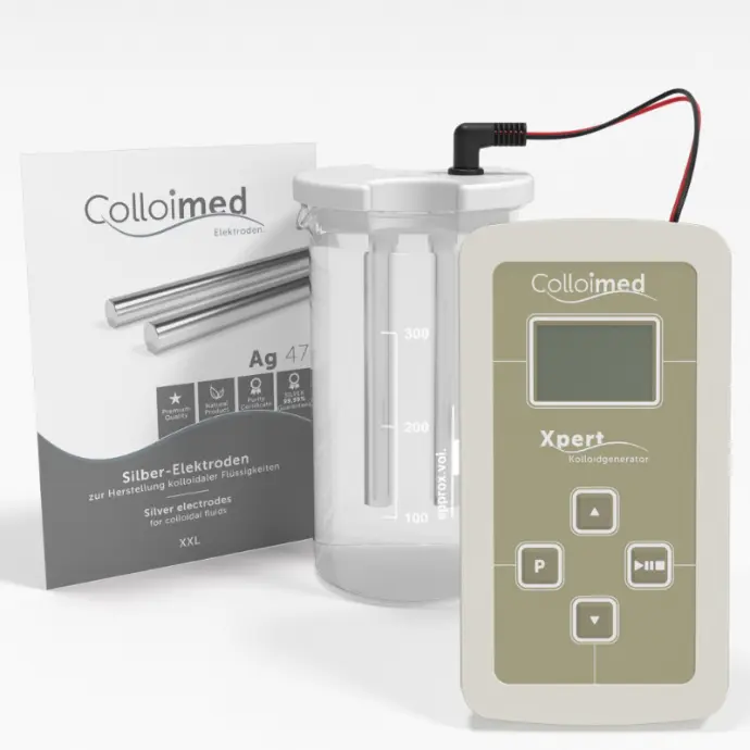 Colloimed Silber-Elektroden XXL – kompatibel mit Colloimed Xpert Kolloidgenerator
