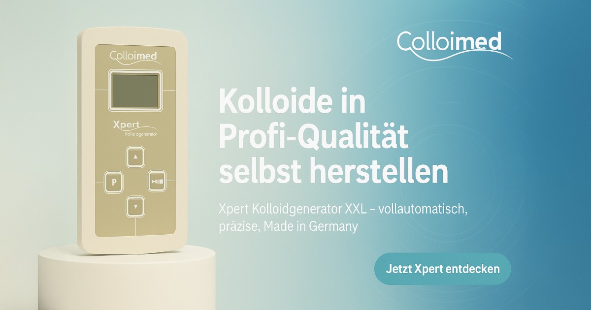 Xpert Kolloidgenerator für die Herstellung von kolloidalem Gold Wie hochwertige Kolloidgeneratoren die Goldherstellung unterstützen