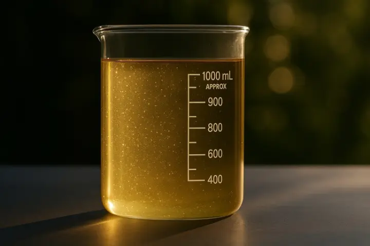 Kolloidale Spurenelemente für Hunde im Becherglas – hochwertige Kolloide von Colloimed