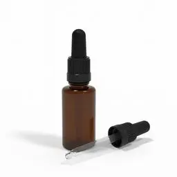 Braunglasflasche 30 ml mit Pipettmontur DIN 18 – Colloimed