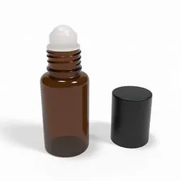 Braunglasflasche 30 ml mit Roll-on-Verschluss DIN 18 – Colloimed