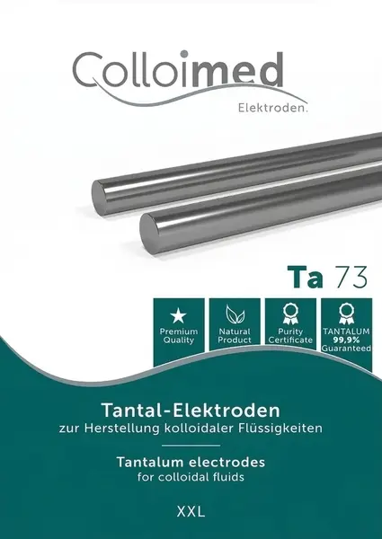 Reinheits-Analyse & Qualitäts-Zertifikat Zertifikat für 99,95 Prozent reines Tantal Made in Germany