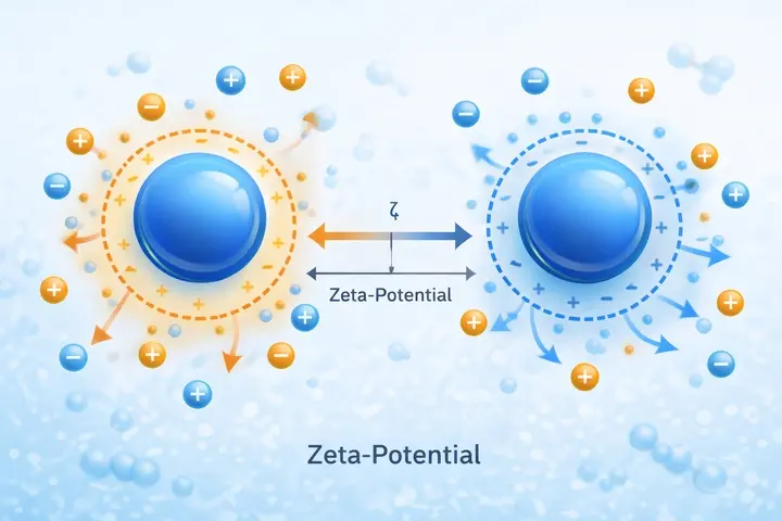 Zeta-Potential und Stabilität kolloidaler Systeme Darstellung des Zeta-Potentials und der elektrischen Ladungsverteilung an Kolloidpartikeln