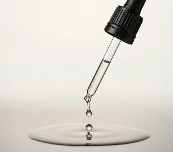 Pipette als Symbol für kolloidales Magnesium ohne unnötige Zusätze von Colloimed