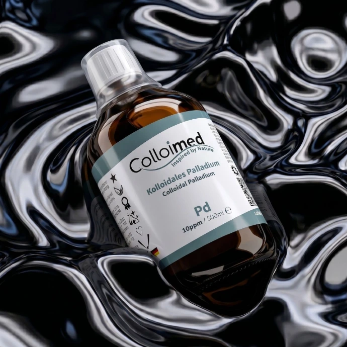 Jetzt kolloidales Palladium entdecken | Colloimed Kolloidales Palladium von Colloimed hochwertig inszeniert als Produktbild zum Entdecken und Kaufen