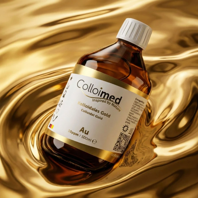 Jetzt kolloidales Gold entdecken | Colloimed Kolloidales Gold von Colloimed hochwertig inszeniert als Produktbild zum Entdecken und Kaufen