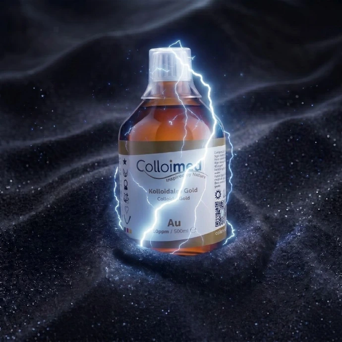 Kolloidales Gold von Colloimed hergestellt im Hochvolt-Plasmaverfahren