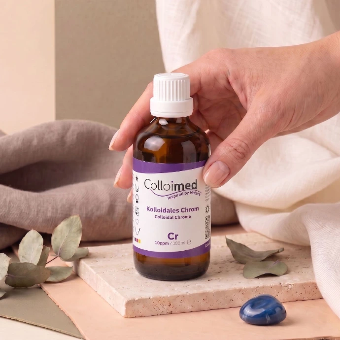 Kolloidales Chrom von Colloimed sorgfältig verarbeitet und abgefüllt in Deutschland