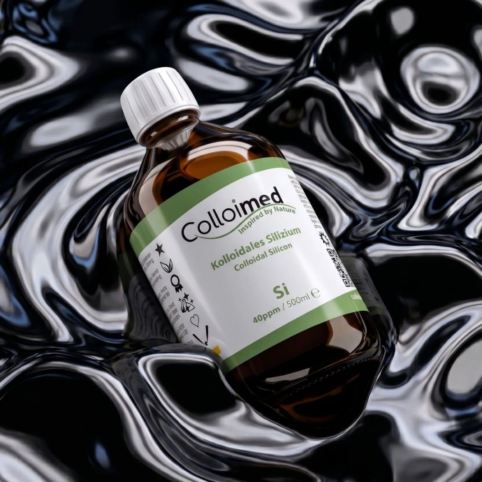 Jetzt kolloidales Silizium entdecken | Colloimed Kolloidales Silizium von Colloimed hochwertig inszeniert als Produktbild zum Entdecken und Kaufen