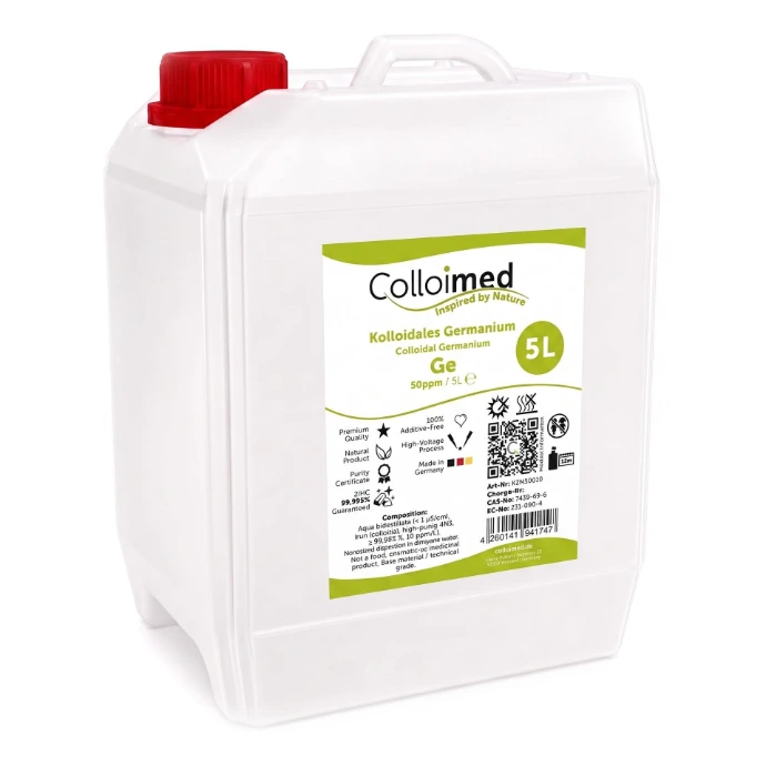 Kolloidales Germanium 50 ppm im 5 Liter Kanister von Colloimed
