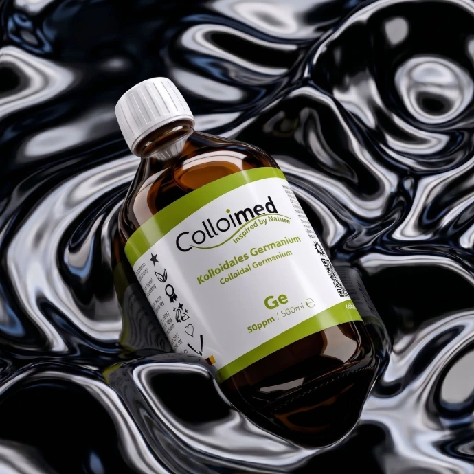 Kolloidales Germanium von Colloimed mit hochreiner Basis aus 99,99 Prozent reinem Germanium und Aqua bidest.