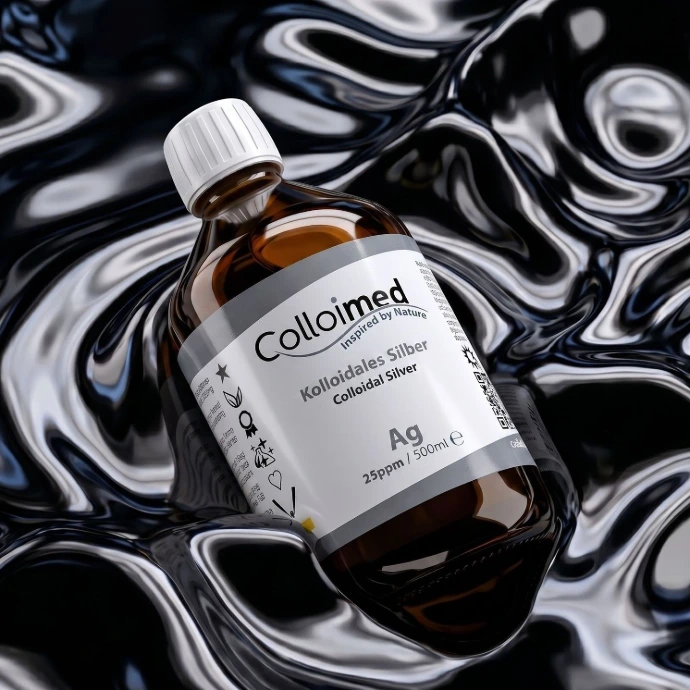 Jetzt kolloidales Silber entdecken | Colloimed Kolloidales Silber von Colloimed hochwertig inszeniert als Produktbild zum Entdecken und Kaufen