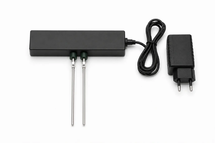 Früher einfacher Kolloidgenerator mit Elektroden im geschlossenen Gehäuse