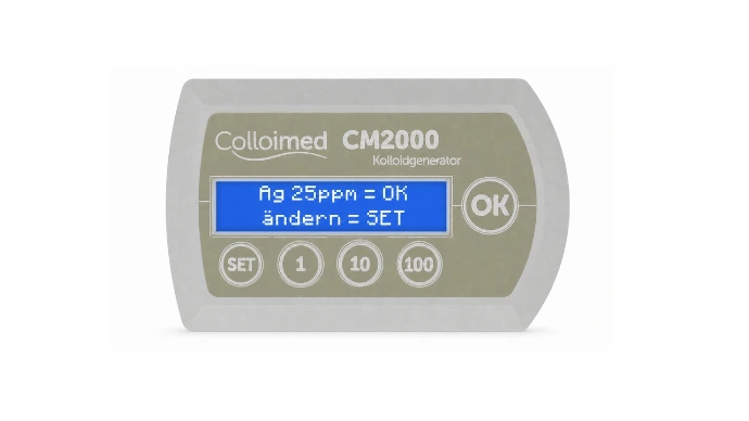 Colloimed CM2000 Kolloidgenerator in der Frontansicht