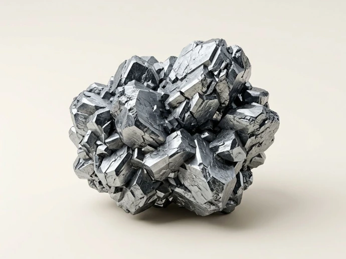 Wissenswertes über Mangan als Spurenelement | Colloimed Mangan als Spurenelement mit typischer metallischer Kristallstruktur