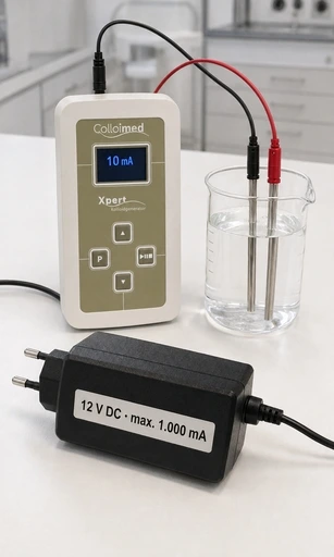 Colloimed Xpert begrenzt den Prozessstrom auf die passenden Milliampere für die jeweiligen Elektroden
