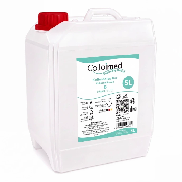 Kolloidales Bor 10 ppm im 5 Liter Kanister von Colloimed