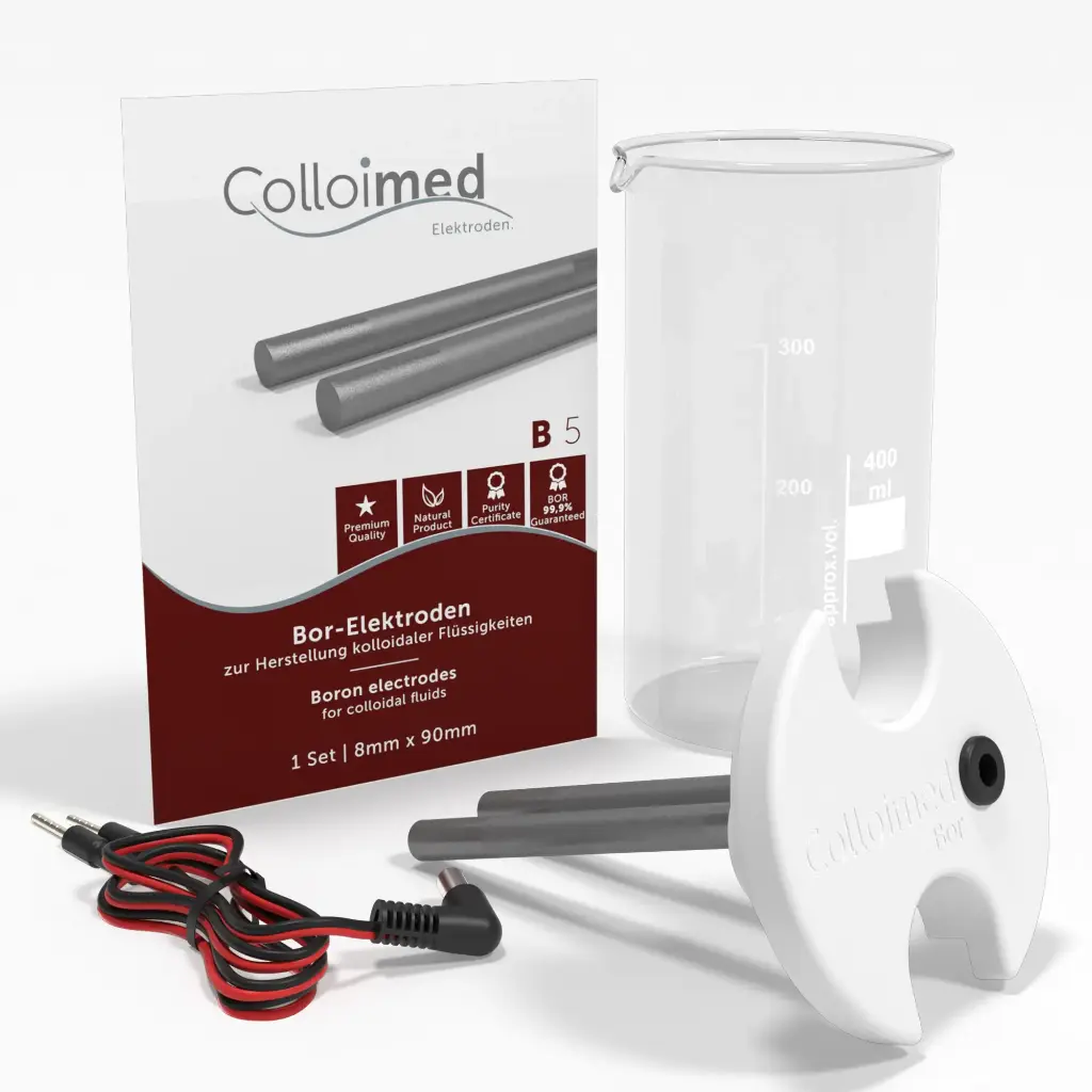 Colloimed Bor Elektroden XXL - Kolloidales Bor selbst herstellen