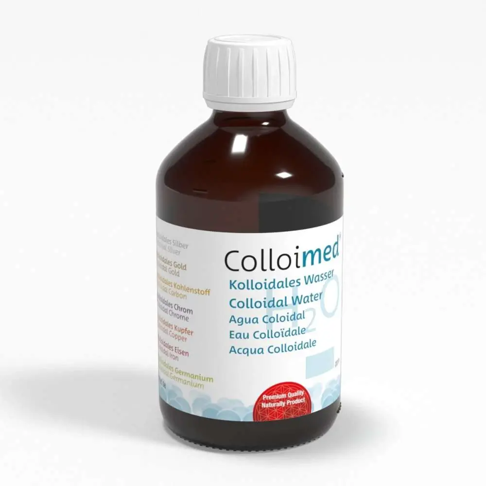 Braunglasflasche 250 ml zum Abfüllen der Dispersion