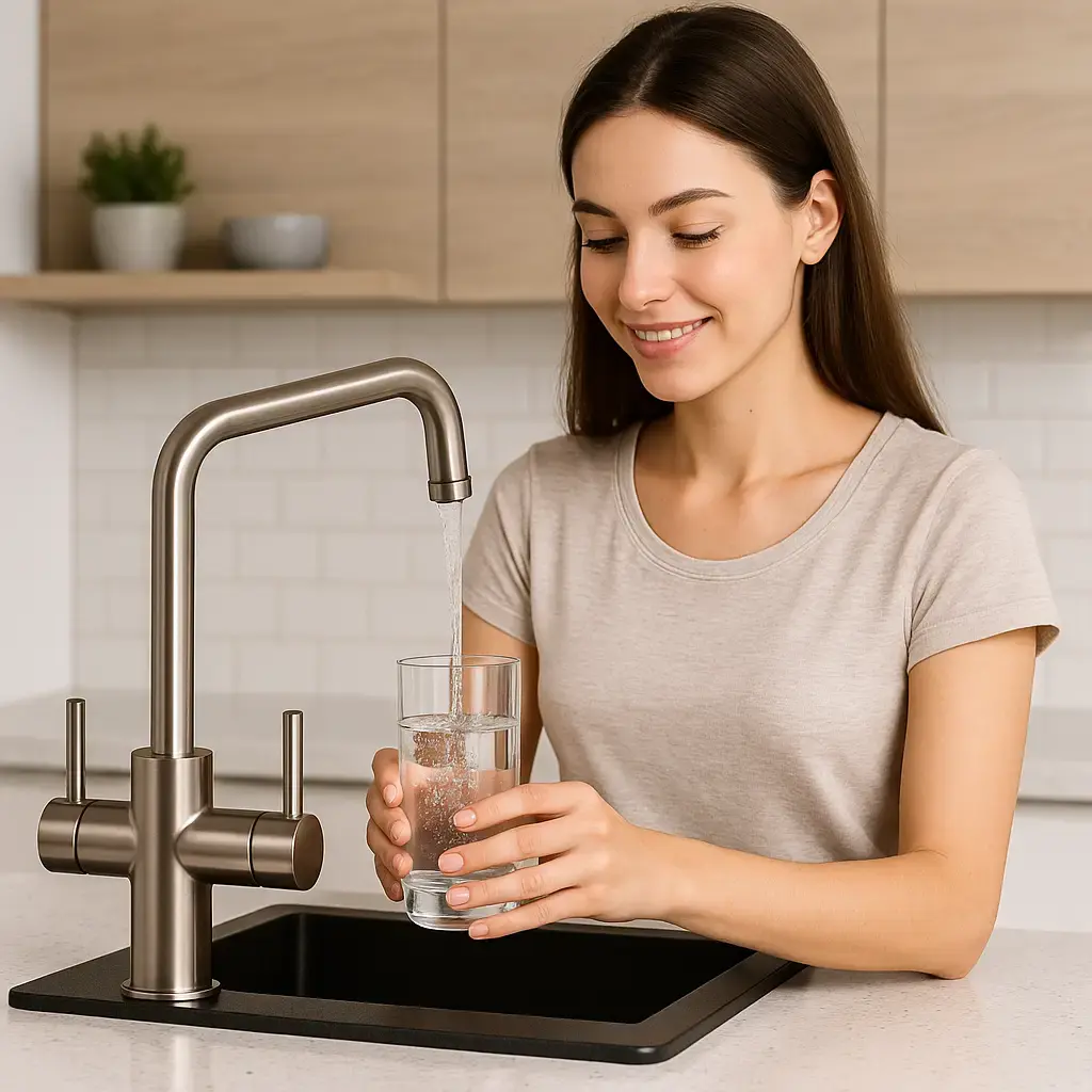 AquaTravel - Wasserhahn 3in 1 Puro Metall-Frei