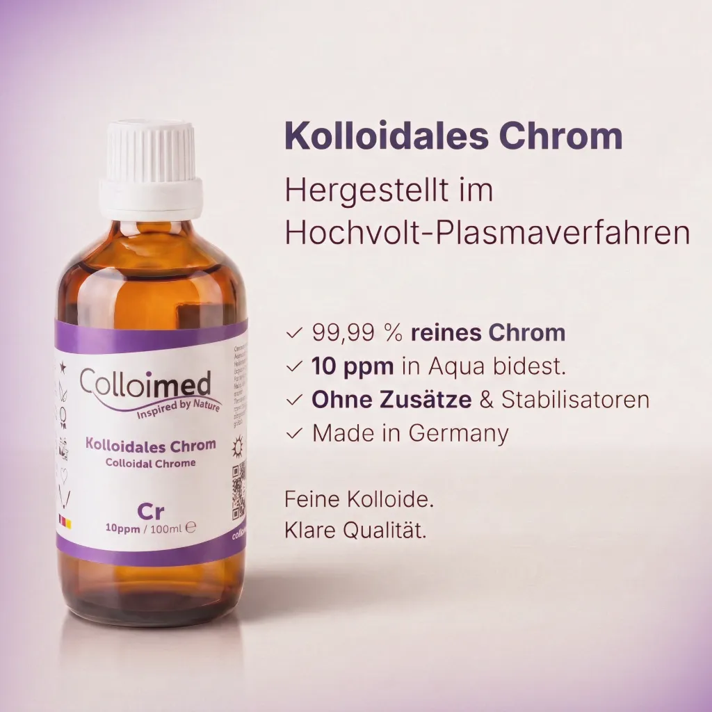 Kolloidales Chrom 10 ppm | Hochvolt-Verfahren – zweite Ansicht