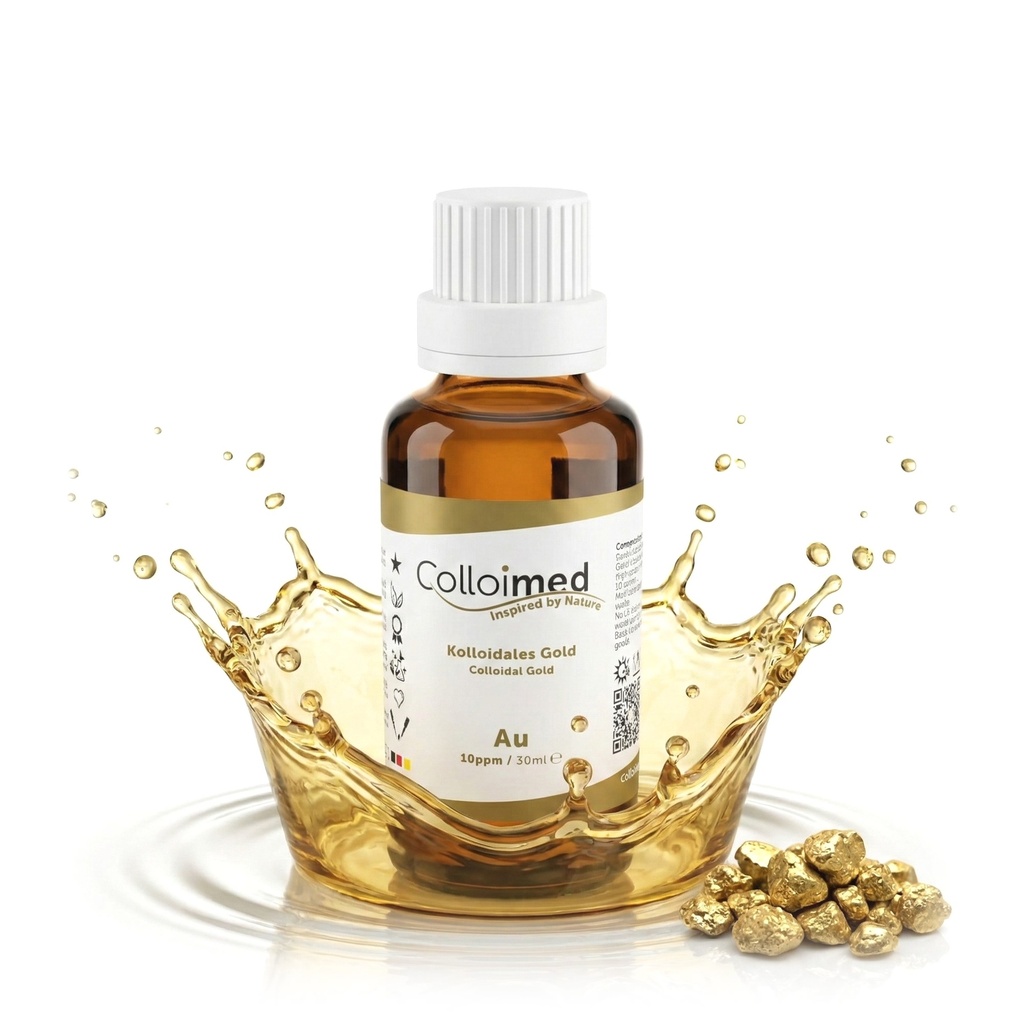 Colloimed Kolloidales Gold 10 ppm | Hochvolt-Verfahren