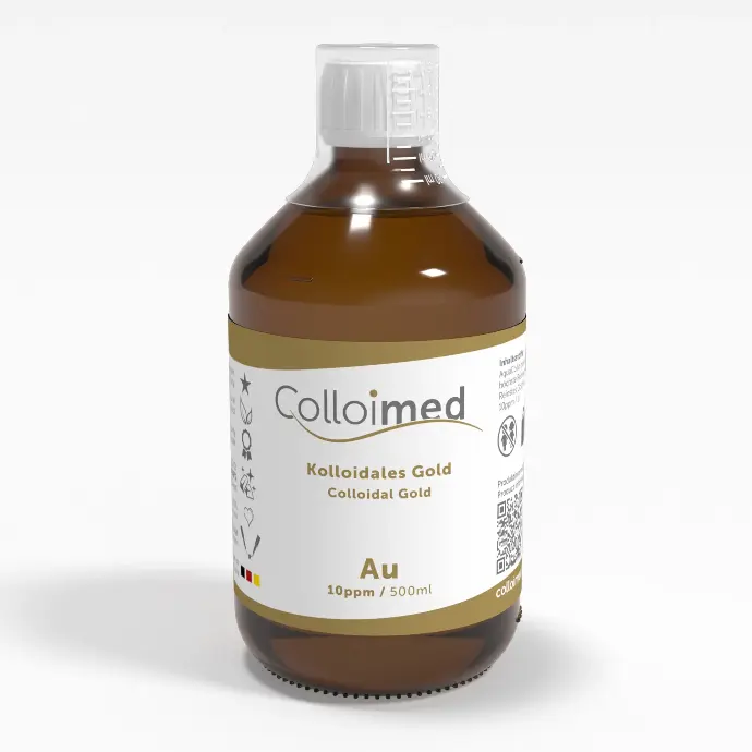 Colloimed Kolloidales Gold 10 ppm | Hochvolt-Verfahren