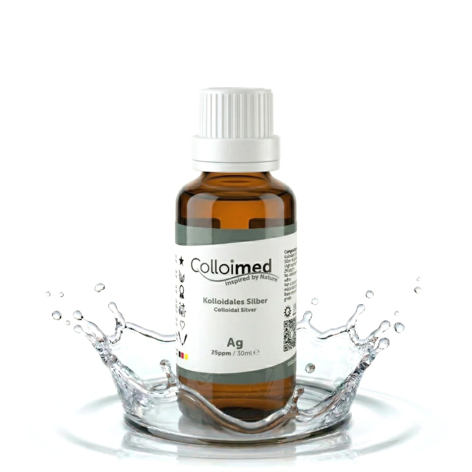 [KAG00325] Kolloidales Silber 25 ppm | Hochvolt-Verfahren (30 ml)