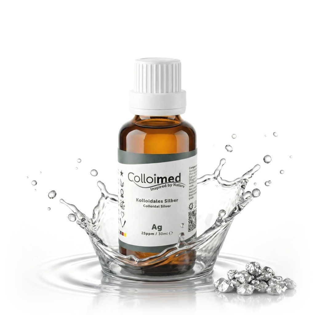 Kolloidales Silber 25 ppm | Hochvolt-Verfahren