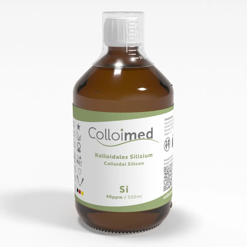 [KSI00340] Colloimed Kolloidales Silizium 40 ppm | Hochvolt-Verfahren (30 ml)