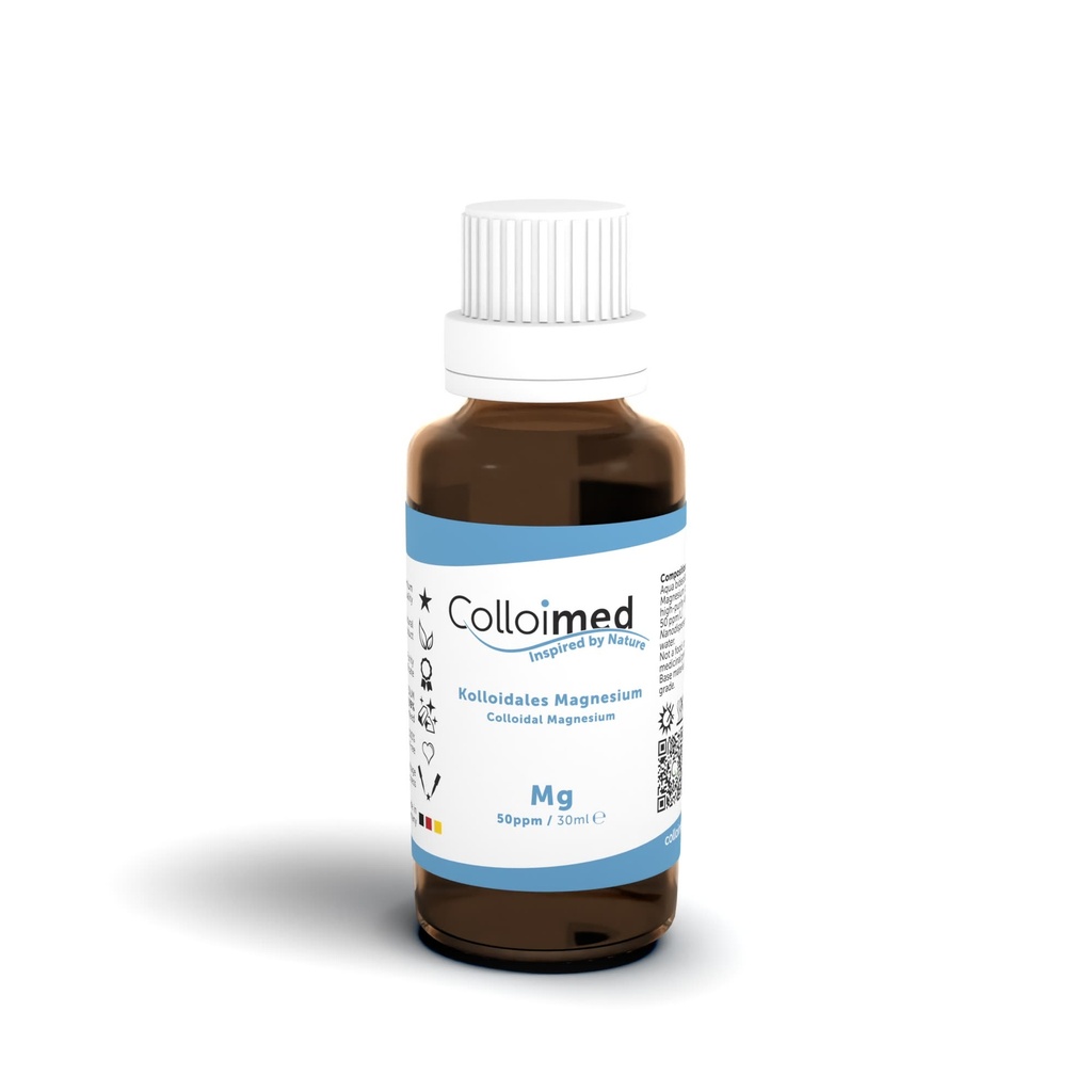 [KMG00350] Kolloidales Magnesium 50 ppm | Hochvolt-Verfahren (30 ml)