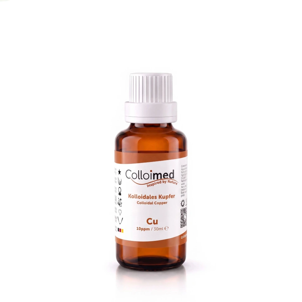 Colloimed Kolloidales Kupfer 10 ppm | Hochvolt-Verfahren