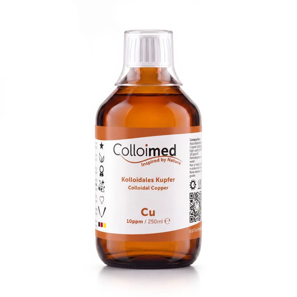 Kolloidales Kupfer 10 ppm | Hochvolt-Verfahren