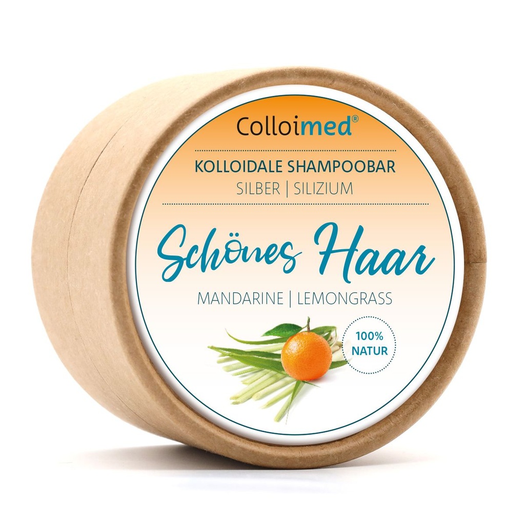 Shampoo Bar SCHÖNES HAAR - Silber-Silizium 50g