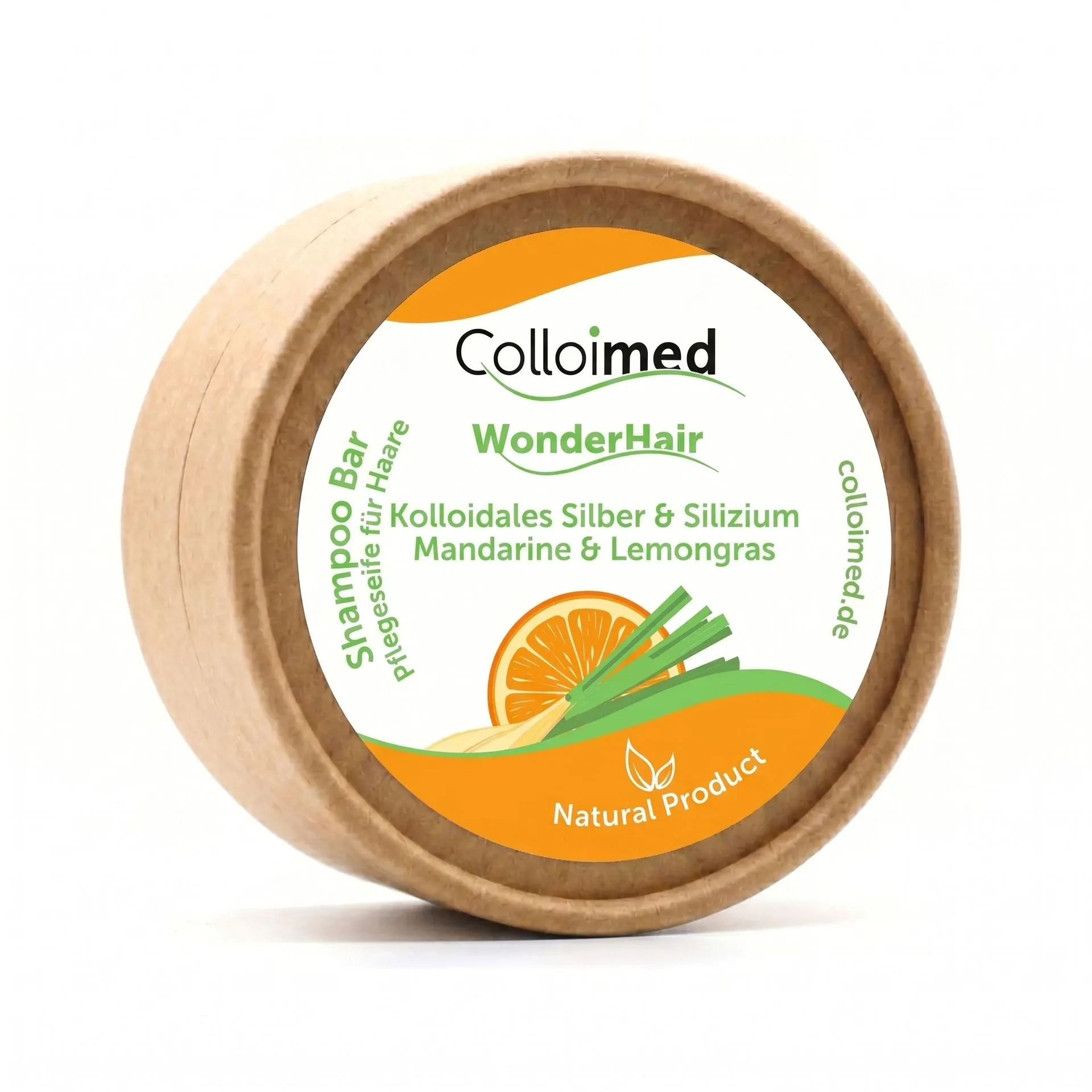 Shampoo Bar WONDER HAIR - Silber-Silizium 50g
