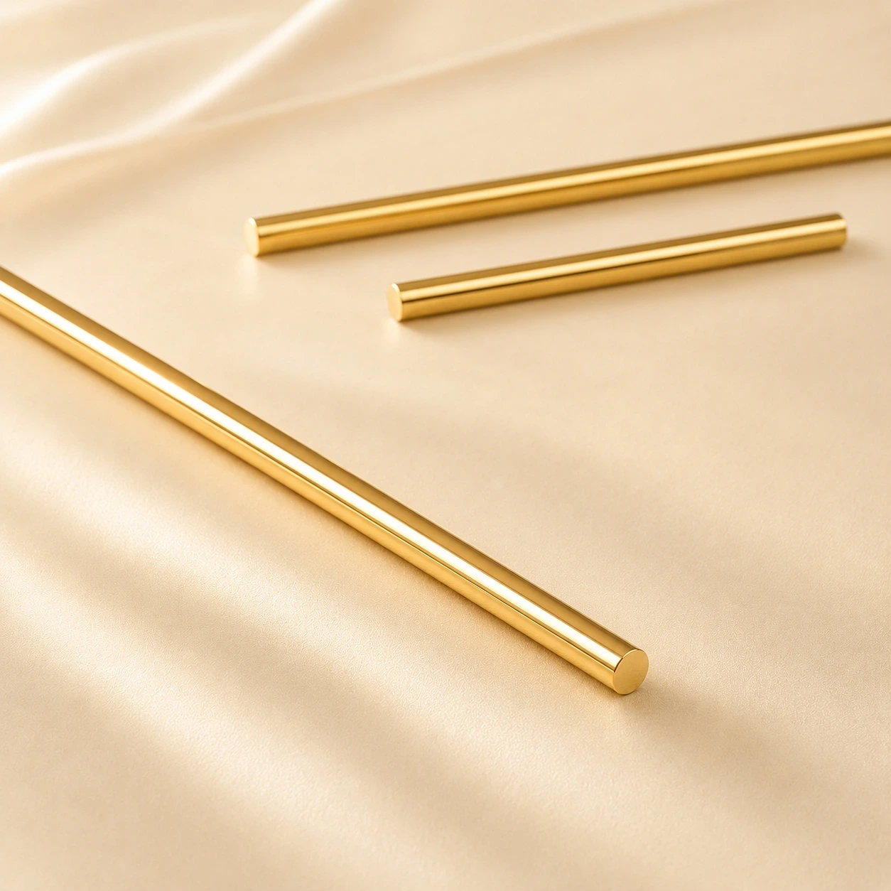 Gold-Elektrodenstab Au 99,99 % – 1 mm Ø, 1 Stück (55 mm)