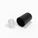 Roll-On-Schraubverschluss DIN18 schwarz - Deoroller