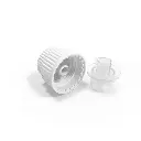 Stufenverschluss + Ausgießer PP28 weiß