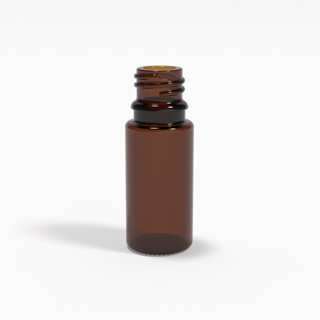 Braunglasflasche 10ml DIN18 - für Kolloide & Öle