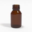 Braunglasflasche 50ml PP28 - Apotherkerflasche