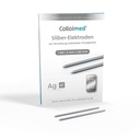 Colloimed Silber-Elektroden Ag – Ø 2 mm, Länge 80 mm (Paar)