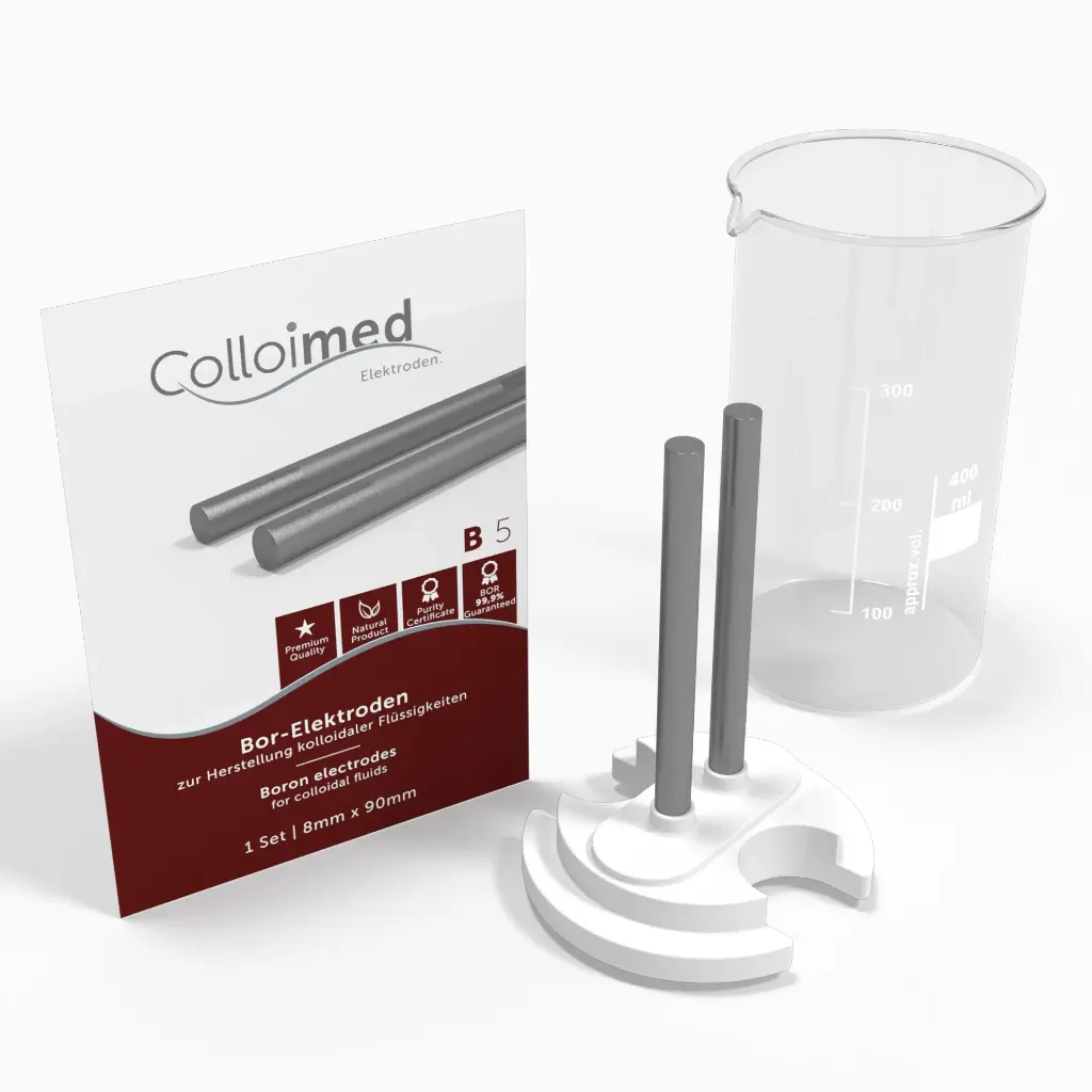 Colloimed Bor Elektroden XXL - Kolloidales Bor selbst herstellen